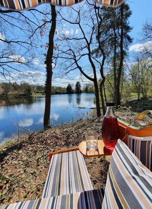 Ferienhaus Blauer See Mit Optionalem Hot-Tub Bockhorn  Exterior foto