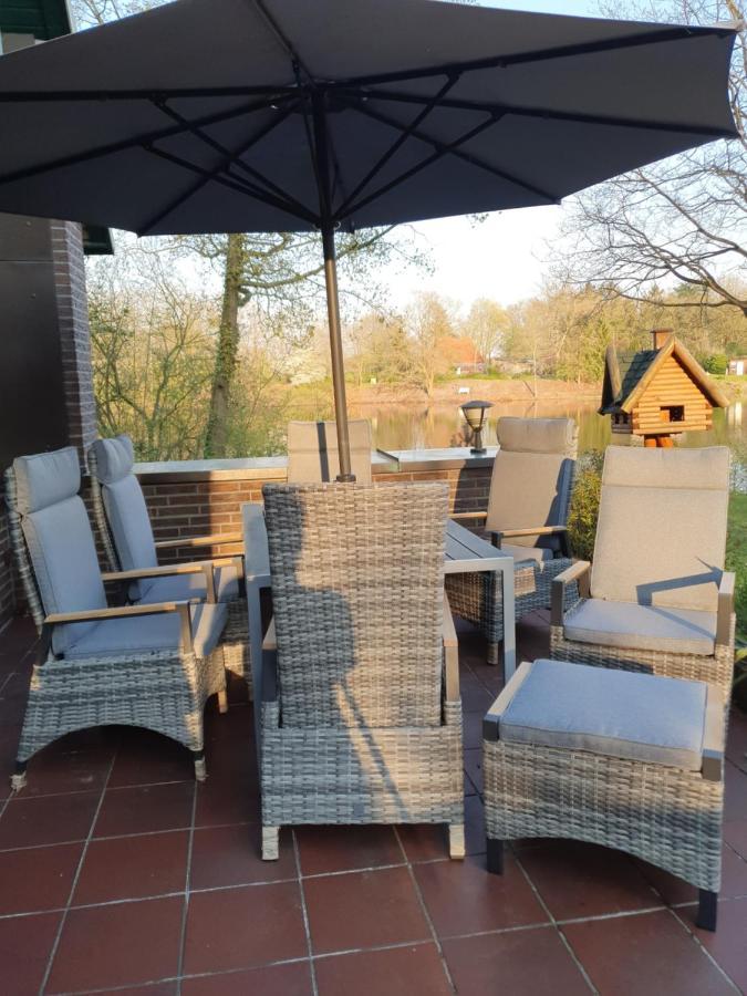 Ferienhaus Blauer See Mit Optionalem Hot-Tub Bockhorn  Exterior foto